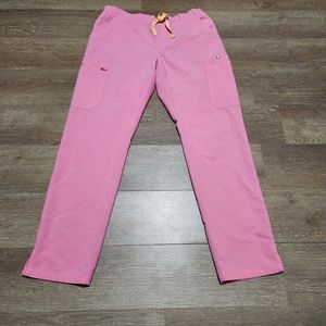 Figs women's pink scrubs size m